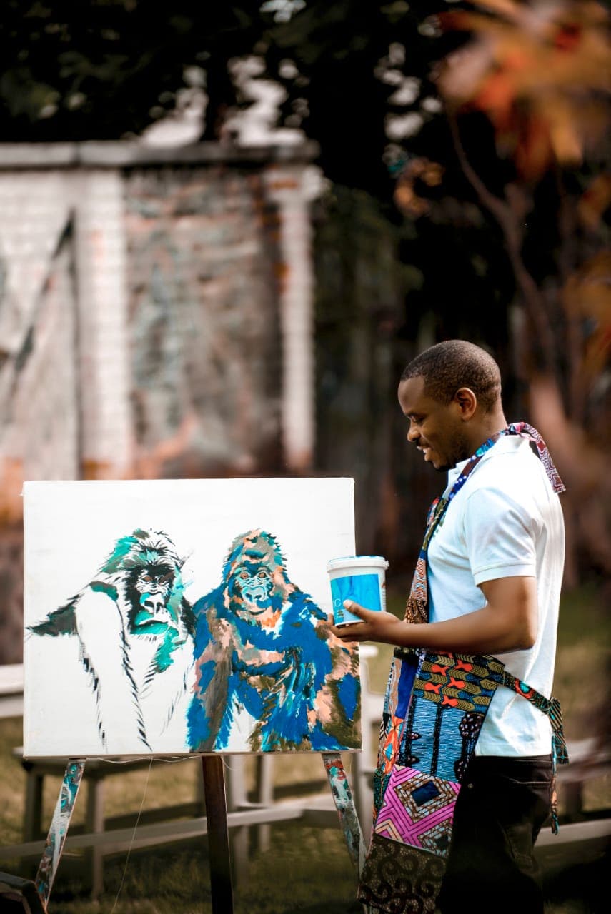 Painting the Gorillas: Artists in Their Element
